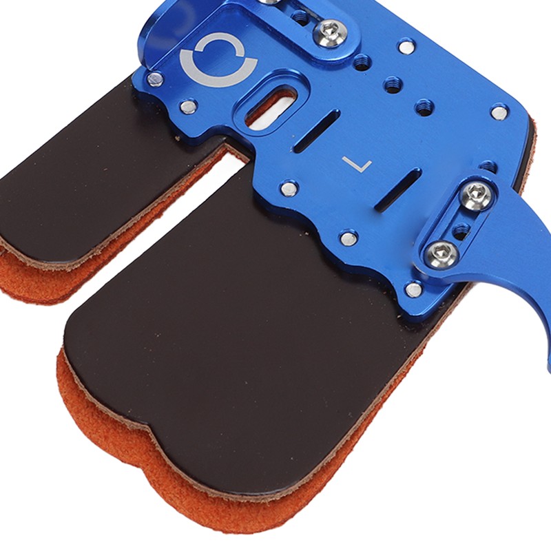 Rustic Leather Archery Finger Tab Right Hand Archery Finger Guard