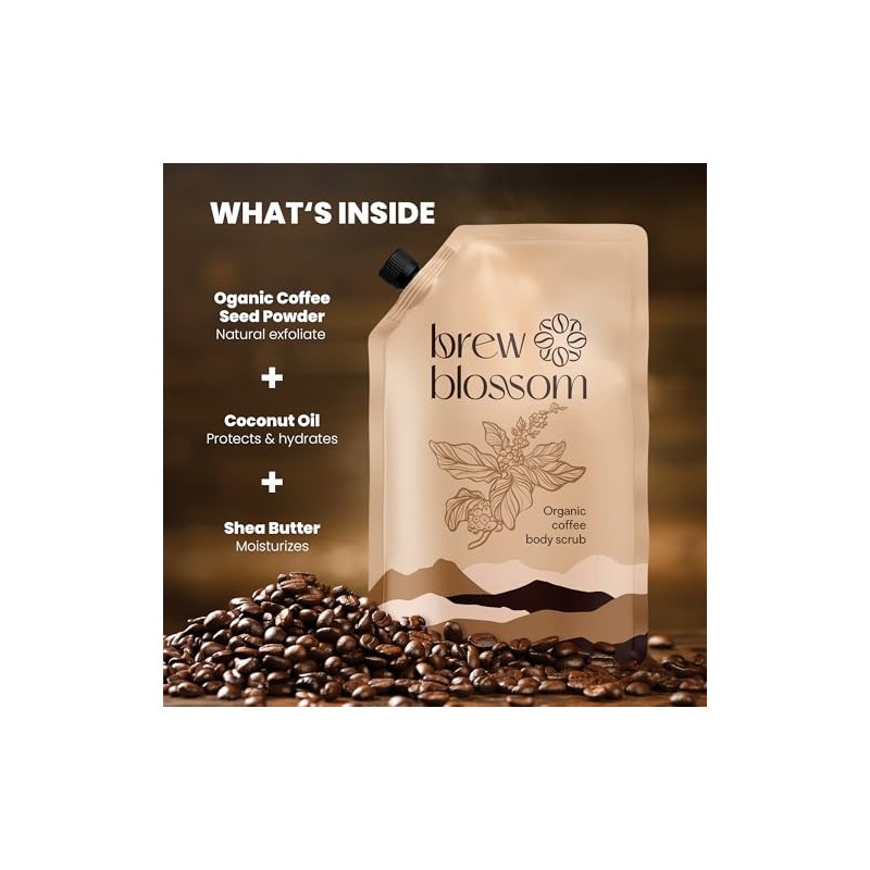 Exfoliante Corporal de Café Orgánico Brew Blossom Organic Coffee Body