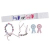 Boy Girl Gender Headband Decoration Sash Maternity Gender Sash Belt