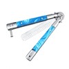 Folding Combs Stainless Steel Beautiful Fold Practice Combs Hair Styling