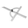Woodworking Protractor Carbon Steel High Accuracy Easy Read Portable Adjustable
