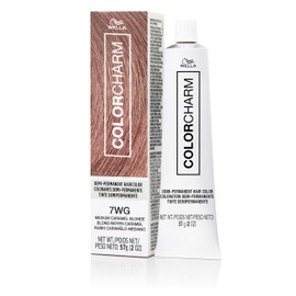 COLORCHARM Demi Permanent Hair Color 7WG Medium Caramel Blonde Gloss, Refresh & Tone 2 Fl Oz