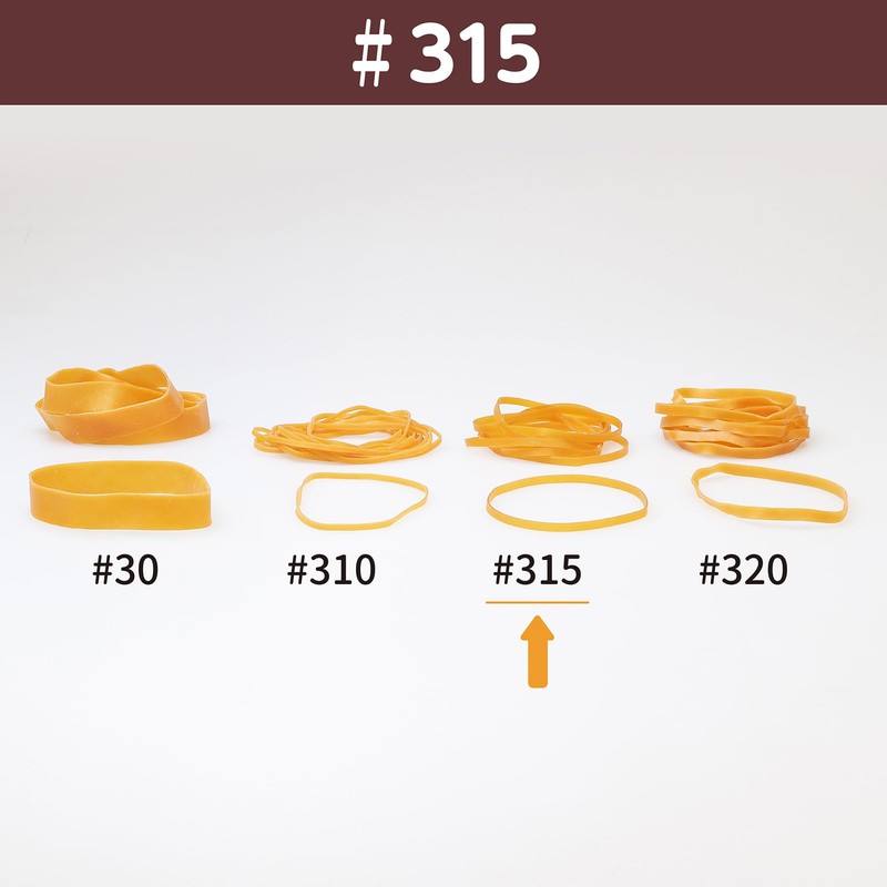 Rubber Band #315 < 1.8 oz (50 g) Transparent Bag