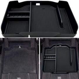 EVTIME Center Console Organizer fit for Dodge RAM 1500 2500 3500 2025 2024 2023 2022 2021 2020 2019 Accessories Interior Storage Box Armrest Storage Tray (Black) NOT FIT FOR 40/20/40 Split Bench Seat.