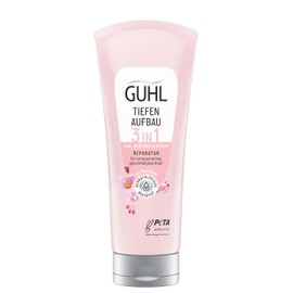 Guhl Deep Building 3 in 1 Treatment, Conditioner & Serum – Contents: 200 ml – For Versatile Stressed and Damaged Hair