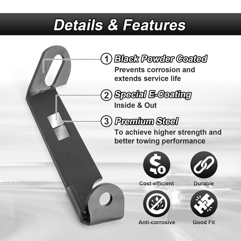 ROMELACK Ditch Hood Mount Bolt Brackets Upper LED Light Pods