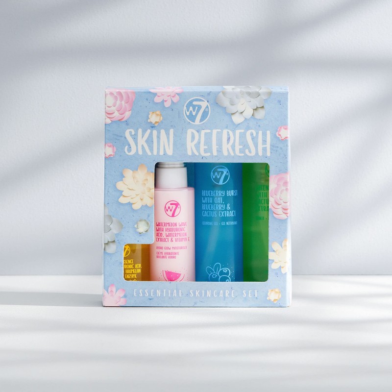 W7 Skin Refresh Essential Gift Set - 4 Step Daily