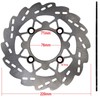 RedCap Replacement 220mm Brake Disc Front Rotor with 4-bolt pattern,