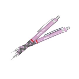 rOtring Tikky Mechanical Pencil Set - Lilac | 0.5mm & 0.7mm | Refillable | HB Leads | Pastel School Supplies | Cute Stationery for Drawing, Writing & Notes | Pack of 2