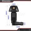 Amavoler Windshield Washer Nozzle Kit Aftermarket Replacement Accessory Fit for