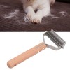 Pet Dematting Comb Double Sided Shedding Brush Stainless Steel Pet