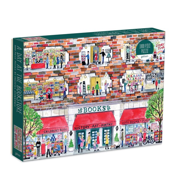 Galison Michael Storrings A Day at The Bookstore 1000 Piece