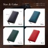 [TASUKI] Italian Leather Genuine Leather Wallet, Round Zipper, First-class Wallet,