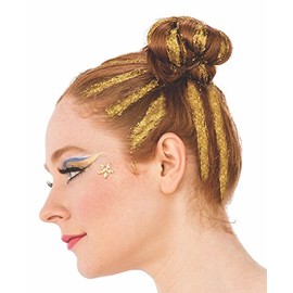 Rubie's Glitter Hair Gel Costume Makeup, Gold