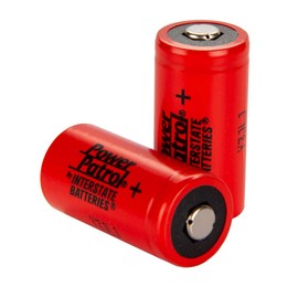 Interstate Batteries Power Patrol CR123A 3V Lithium Battery (40 Pack) 3 Volt 1.55mAh Lithium-ion Batteries (PHO0018) Film, Digital Cameras, Camcorders, Flashlights