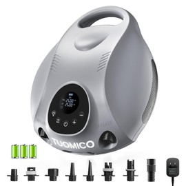 Fast Sup Pump Rechargeable Paddle Board Pump Electric with 74WH Battery, 25PSI Portable Air Compressor Auto-Off & Deflation Feature, Air Pump for Inflatable Stand up Paddleboards Kayak Boat