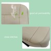 FZJDSD Camel Tan Driver Side Bottom Perforated Microfiber Leather Seat