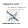 cSeao 10-Pack 1/4"-20 Heavy Duty Drywall Toggle Bolts Anchors with