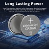 PKCELL 5 Pack CR 1620 Batteries CR1620 Lithium Battery 3V