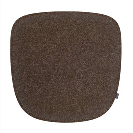 Feltd. Eco felt cushion suitable for armchair chairs such as DAW, DAX, Dar, RAR - comfort with non-slip coating (mocha)