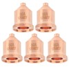 5Pcs Plasma Red Copper Nozzle Cutting Torch Tips Consumables Welding