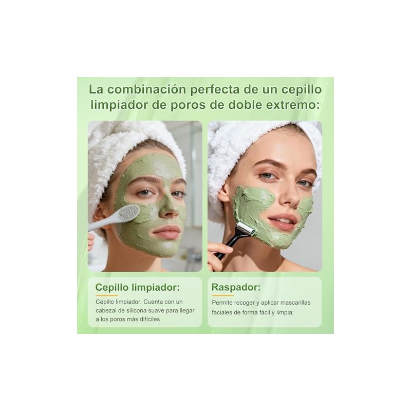 Máscara de burbujas，Mascarilla De Barro Limpiadora Profunda Con Burbujas，Mascarilla De