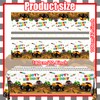 Dydamud Monster Truck Tablecloth,Monster Machine Birthday Party Supplies 3 Pcs