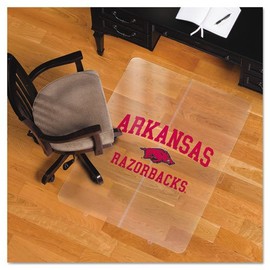 ES Robbins Collegiate Chair Mat for Hard Floors, 48 x 36, Arkansas Razorbacks