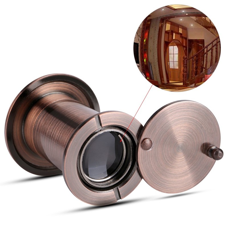 Door Viewer, Wide Angle Home Security Glass Viewer, 220 Degree