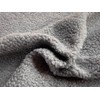 Faux Sherpa Fleece Sheepskin Fabric Material Grey 1Mtr