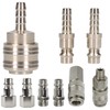 Euro Air Hose Connector Fitting Quick Release Pack Threaded &