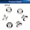 Yinpecly 6PCS Self Adhesive Cabinet Pull Handle, Mini Acrylic Pull
