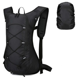 Zimoer Cycling Backpack 7L, Lightweight Breathable Bike Backpack, Running Backpack With Rain Cover & Helmet Storage Bag, for Men & Women Daily Commutes, Cycling, Jogging, Hiking, Riding, Marathon