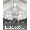 zouzai 6 inch 5CCT Gimbal Led Recessed Lights, 360°+90° Adjustable