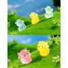 titihuirie 120 Pcs Luminous Mini Resin Yaks Miniature Yaks Figurines
