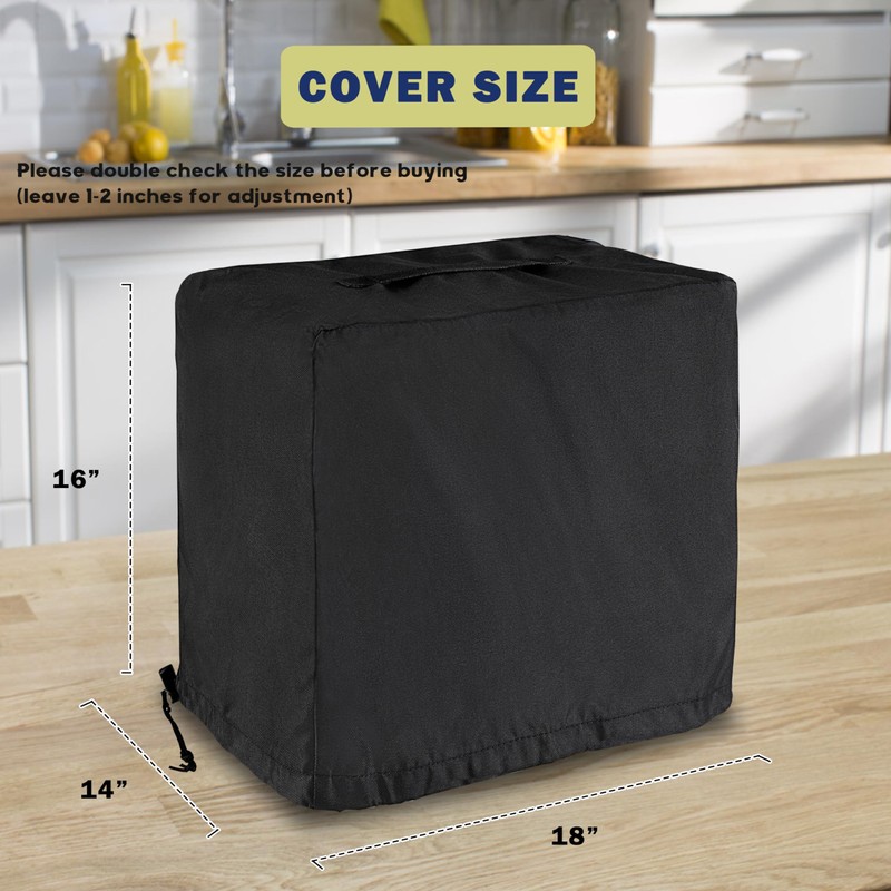 Starcrew Ice Maker Cover, Waterproof& Protective 600D Cover for Countertop