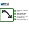 SISI UK Antique Door Pull Handle Black Fleur De LYS