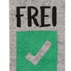 Relaxdays Set of 10 Toilet Sign for Hanging, Bathroom and