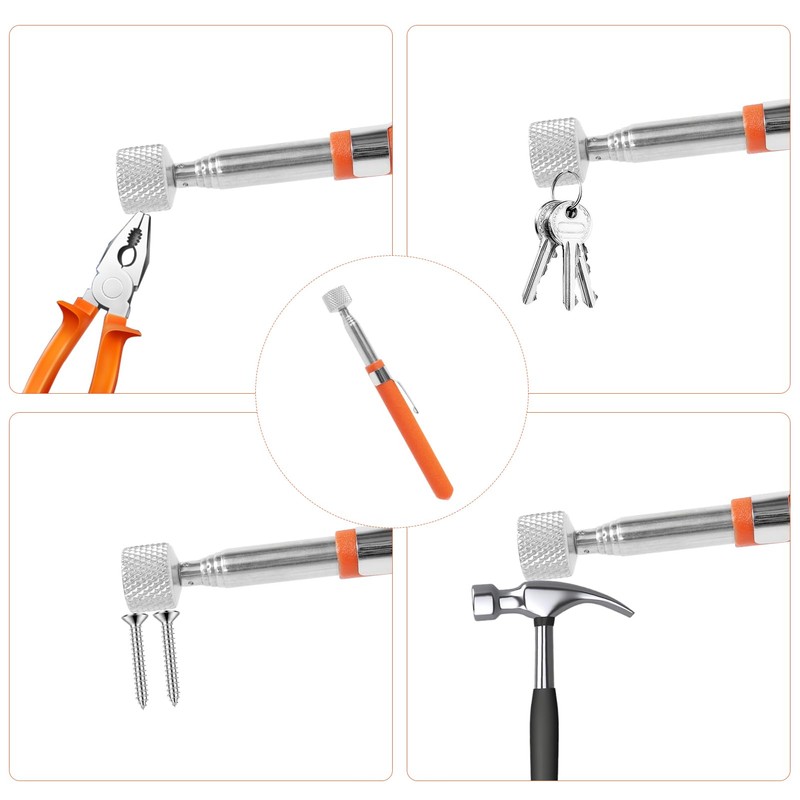 65 cm Telescopic Magnetic Lifter Tool, Extendable Magnetic Lifter, Stainless