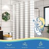 Kingwee Thumb Shower Curtain Clips, Shower Splash Guard Holders, Bathtub