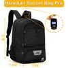 Hsmihair Soccer Bag-Soccer Backpack&Backpack for&Football Volleyball& Basketball,with Ball Compartment and