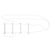 Bed Ladder Assist Luminous Portable Universal Handle Grip White Bed