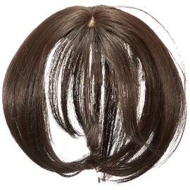 Priscilla TFX-105-TNC Fluffy Hand Planted Whole Bangs Wig, Glam One Len Bangs, Heat Resistant, Natural Color