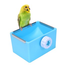 Litewoo Bird Food Bowl Feeder Colorful Basin Durable Cage Accessories Suitable for Birds Parrot Parakeet Cockatiel Budgie Finch Hamster Rat