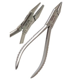 Premium Stainless Three Prong Plier Aderer Wire Bending Orthodontic Dental Plier (Cynamed)