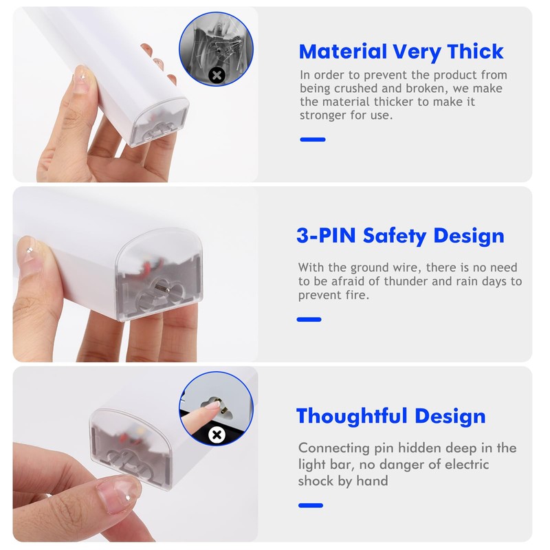 LZHOME LED Hexagon Garage Lights: 15900LM Super Bright 3 Hexagon
