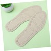 NOLITOY Lightweight Breathable Leather Insoles Bamboo for Damping Shock Absorption