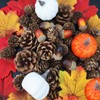 184Pcs Artificial Pumpkins Artificial Acorns Natural Pinecones Ornament Artificial Maple