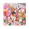 FULUSODO 100pcs Slime Charms Cute Set, Bulk Mixed Resin Charms