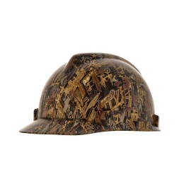 MSA 10204774 Oilfield Camo V-Gard Hydro Dip Hard Hat Cap Style